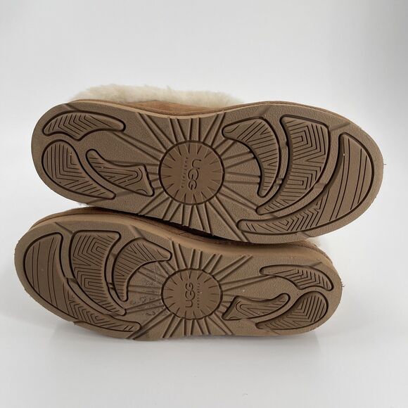 Ugg Patten Shearling Suede Boots Womens 6 Chestnut Brown - Picture 5 of 10